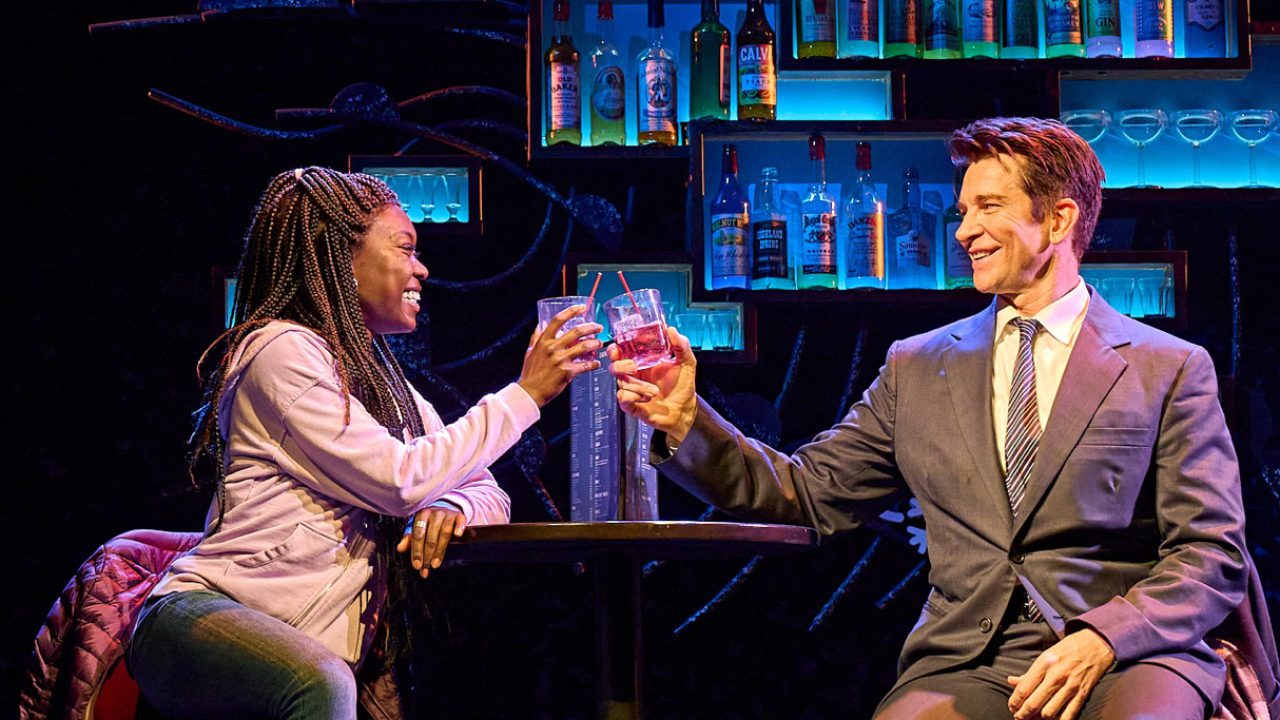 Tanisha Spring (Rita Hanson) and Andy Karl (Phil Connors) in Groundhog Day at The Old Vic